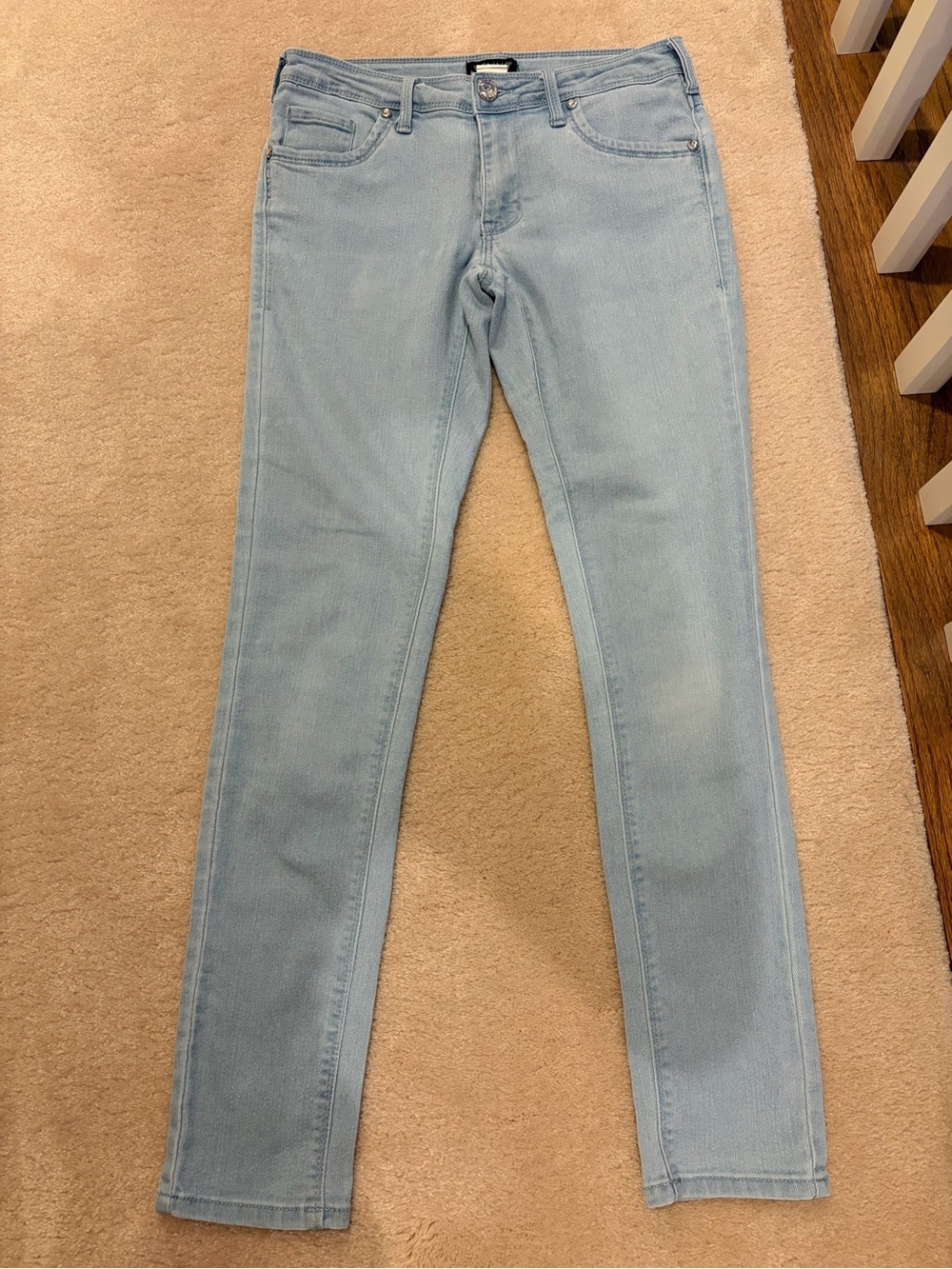 VENUS Light Wash Skinny Jeans - Pale Blue